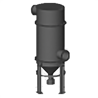 Циклон-каплеуловитель КЦТ в Нефтекамске эскиз